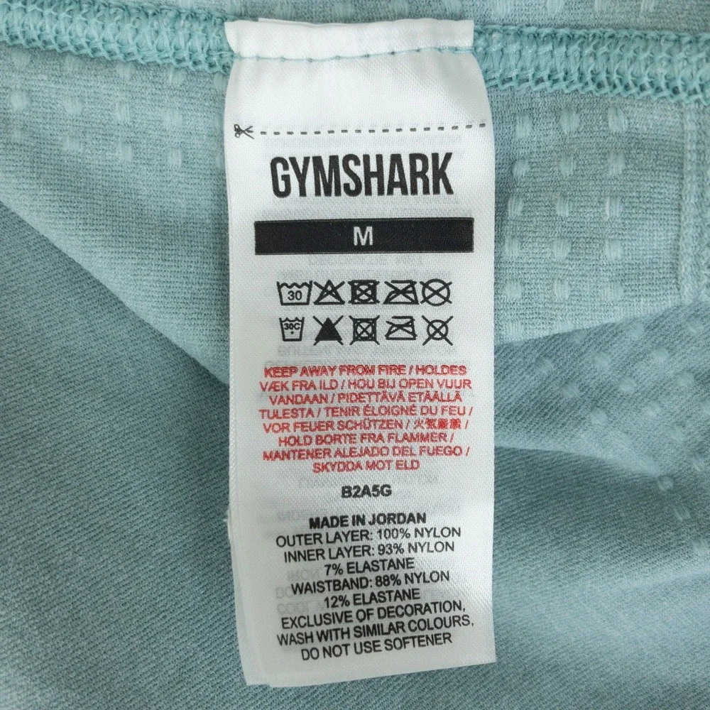 Gymshark Vital 2-in-1 Shorts Womens Medium Blue Running Athletic Lined
